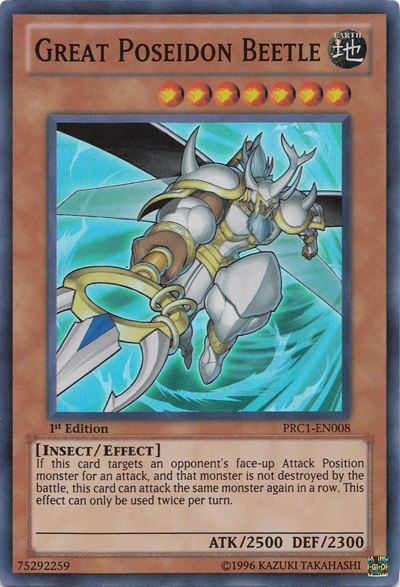 Great Poseidon Beetle [PRC1-EN008] Super Rare | The CG Realm