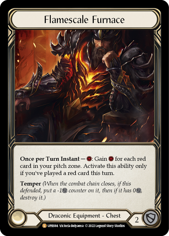 Flamescale Furnace [UPR084] (Uprising)  Rainbow Foil | The CG Realm