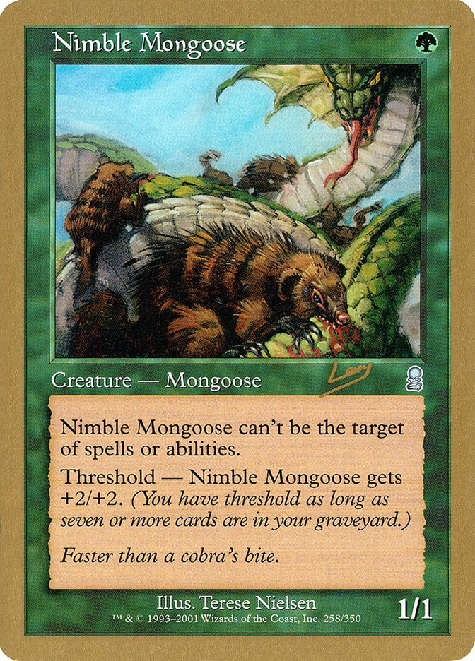 Nimble Mongoose (Raphael Levy) [World Championship Decks 2002] | The CG Realm