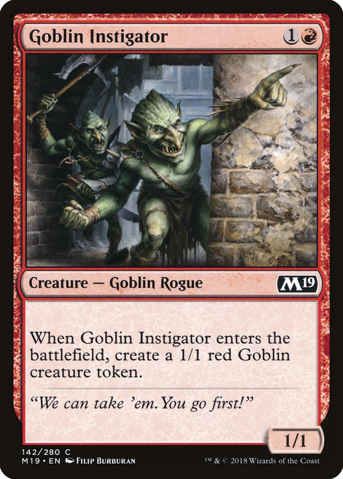 Goblin Instigator [Core Set 2019] | The CG Realm