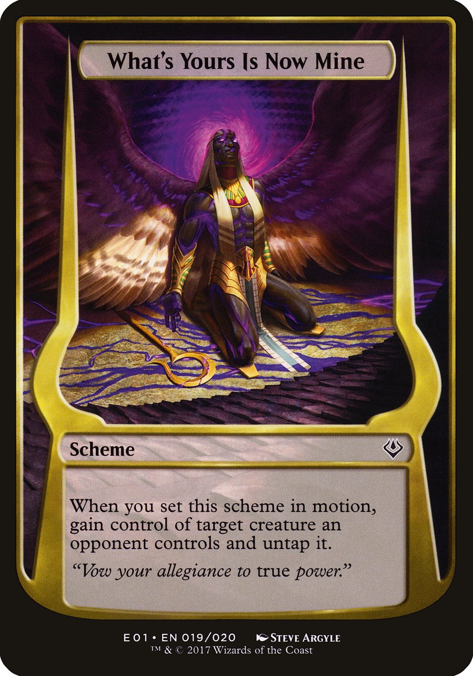 What's Yours Is Now Mine (Schemes) [Archenemy: Nicol Bolas Schemes] | The CG Realm