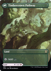 Cragcrown Pathway // Timbercrown Pathway (Borderless Alternate Art) [Zendikar Rising] | The CG Realm