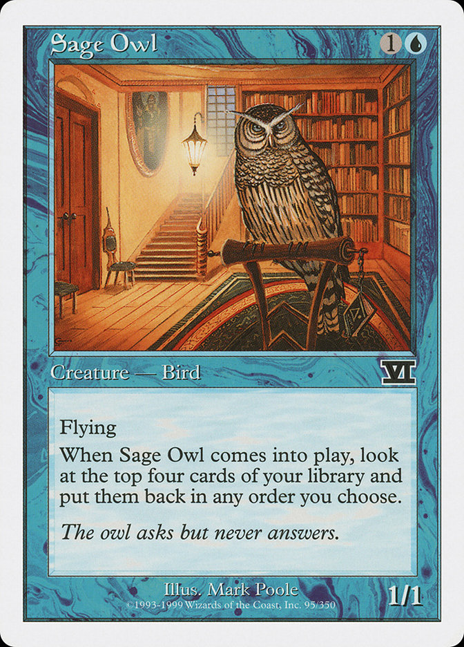 Sage Owl [Classic Sixth Edition] | The CG Realm