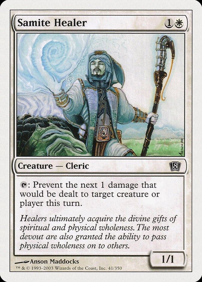 Samite Healer [Eighth Edition] | The CG Realm