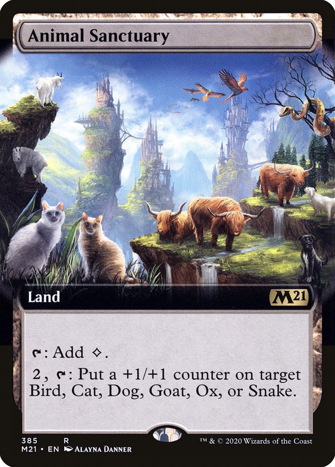 Animal Sanctuary (Extended Art) [Core Set 2021] | The CG Realm