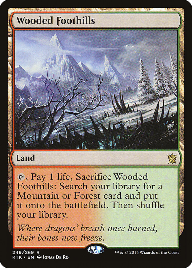 Wooded Foothills [Khans of Tarkir] | The CG Realm
