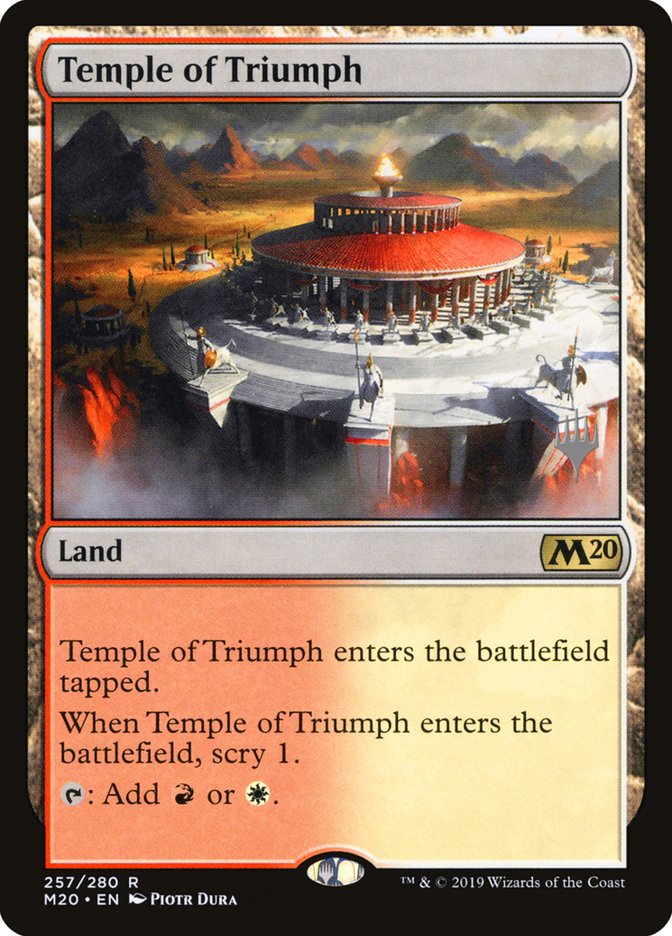 Temple of Triumph (Promo Pack) [Core Set 2020 Promos] | The CG Realm