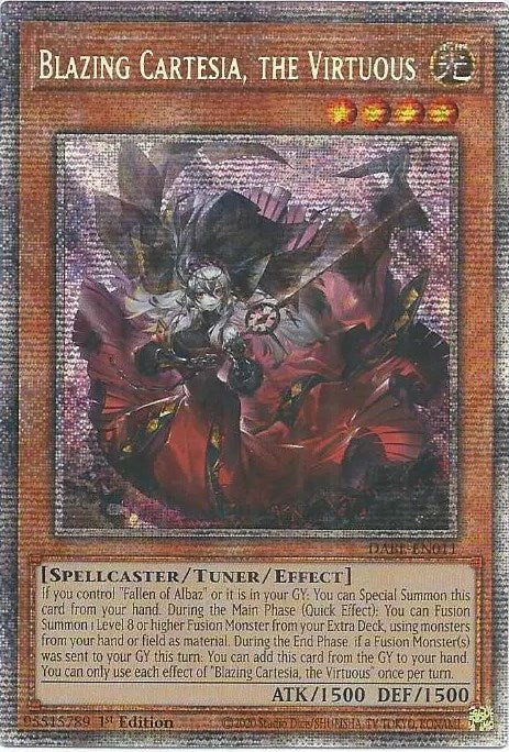 Blazing Cartesia, the Virtuous [DABL-EN011] Starlight Rare | The CG Realm