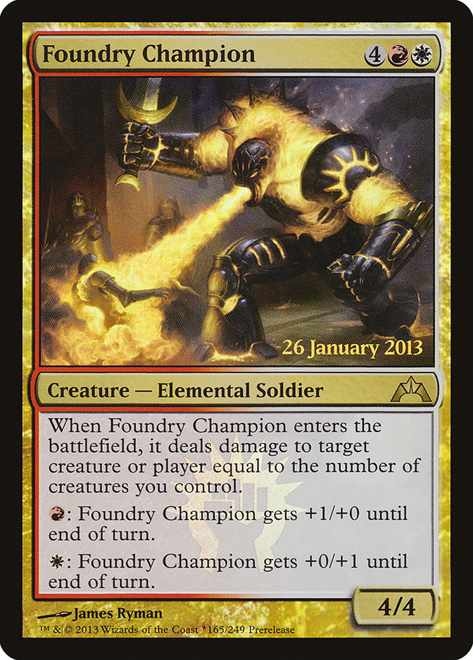 Foundry Champion [Gatecrash Prerelease Promos] | The CG Realm