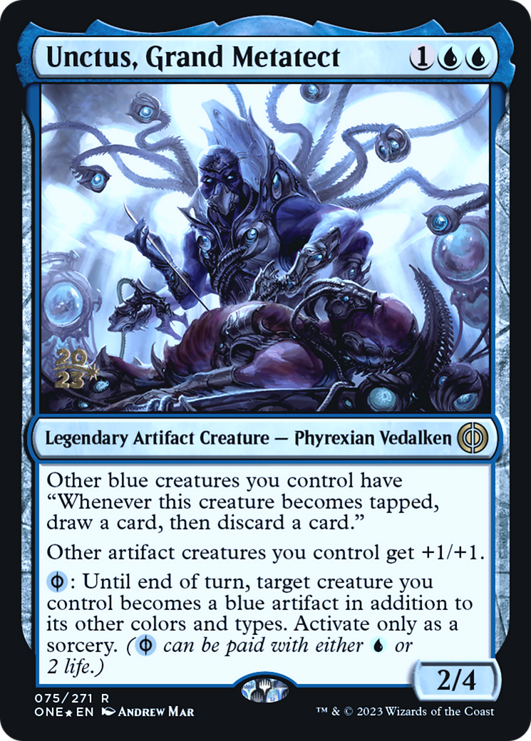 Unctus, Grand Metatect [Phyrexia: All Will Be One Prerelease Promos] | The CG Realm