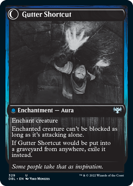 Gutter Skulker (DBL-329) - Innistrad: Double Feature: (Double Faced Transform)