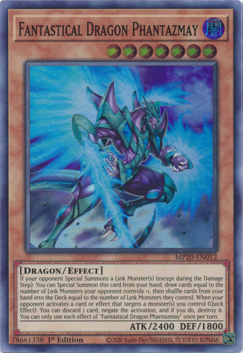 Fantastical Dragon Phantazmay [MP20-EN012] Super Rare | The CG Realm