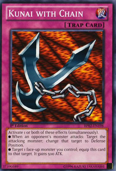 Kunai with Chain [BP02-EN198] Mosaic Rare | The CG Realm