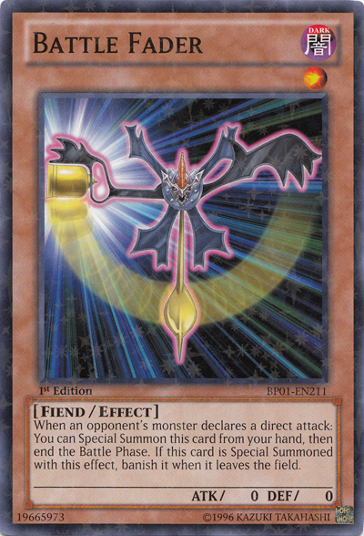 Battle Fader [BP01-EN211] Starfoil Rare | The CG Realm