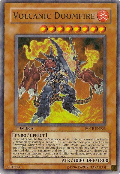 Volcanic Doomfire [FOTB-EN008] Ultra Rare | The CG Realm