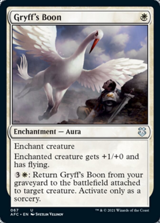 Gryff's Boon [Dungeons & Dragons: Adventures in the Forgotten Realms Commander] | The CG Realm