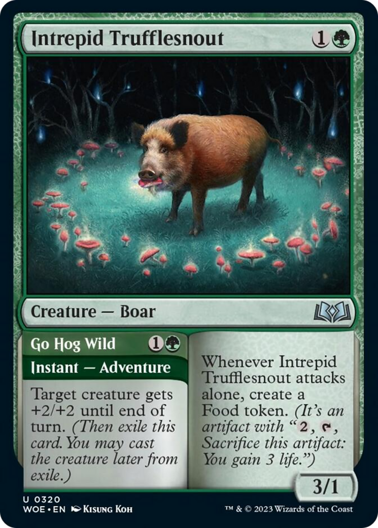 Intrepid Trufflesnout // Go Hog Wild [Wilds of Eldraine] | The CG Realm