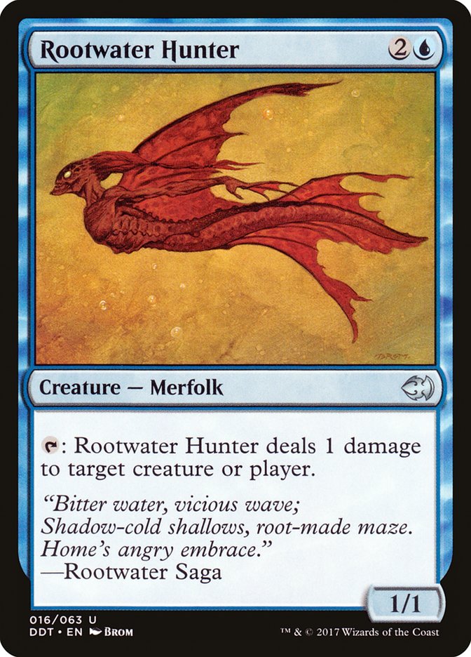Rootwater Hunter [Duel Decks: Merfolk vs. Goblins] | The CG Realm
