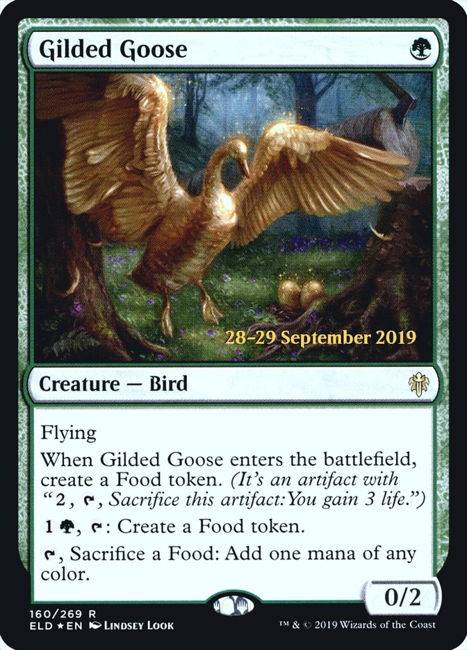 Gilded Goose [Throne of Eldraine Prerelease Promos] | The CG Realm