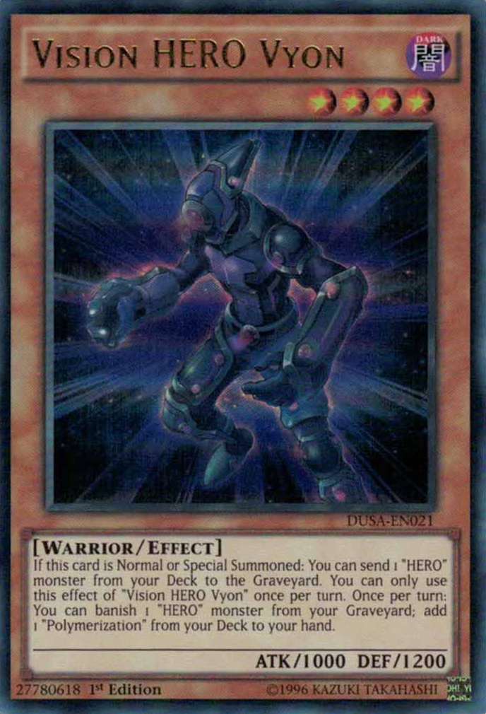 Vision Hero Vyon [DUSA-EN021] Ultra Rare | The CG Realm