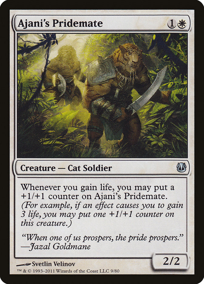 Ajani's Pridemate [Duel Decks: Ajani vs. Nicol Bolas] | The CG Realm