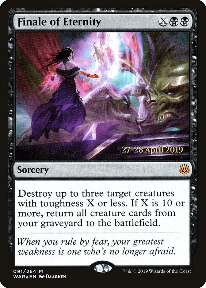 Finale of Eternity [War of the Spark Prerelease Promos] | The CG Realm