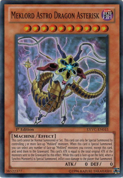 Meklord Astro Dragon Asterisk [EXVC-EN015] Super Rare | The CG Realm