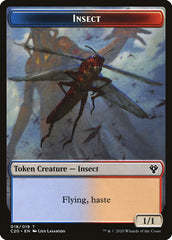 Drake // Insect (018) Double-Sided Token [Commander 2020 Tokens] | The CG Realm