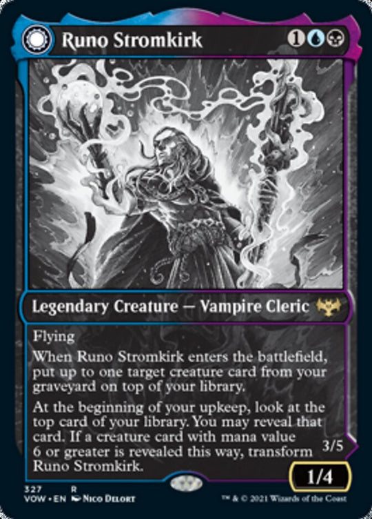 Runo Stromkirk (Showcase) (327) (VOW-327) - Innistrad: Crimson Vow: (Showcase, Double Faced Transform)