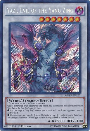 Yazi, Evil of the Yang Zing [MP15-EN163] Secret Rare | The CG Realm