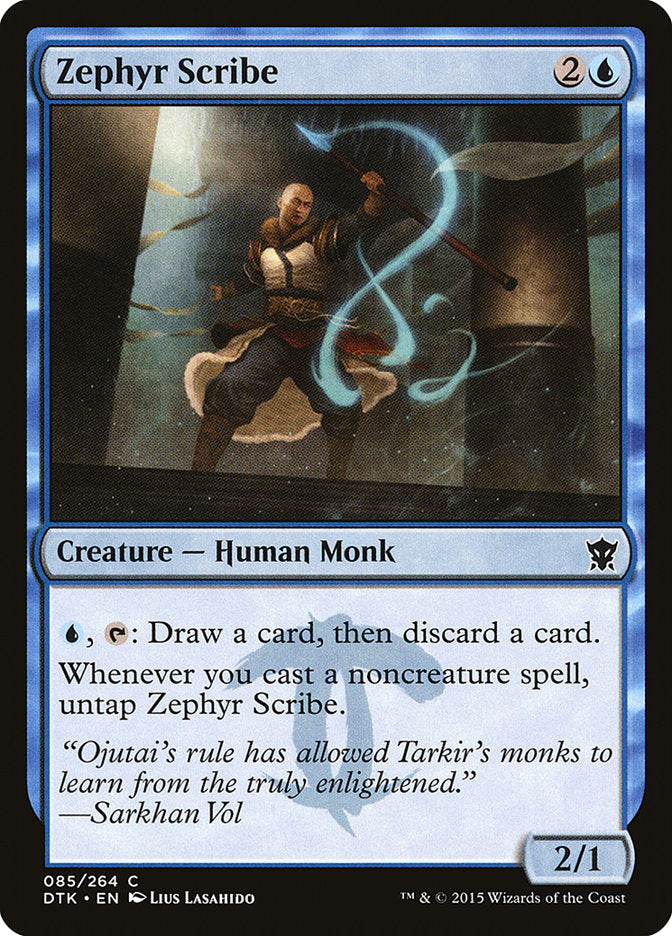 Zephyr Scribe [Dragons of Tarkir] | The CG Realm