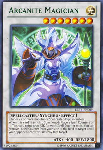 Arcanite Magician (Green) [DL14-EN009] Rare | The CG Realm