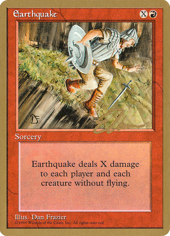 Earthquake (Eric Tam) [Pro Tour Collector Set] | The CG Realm
