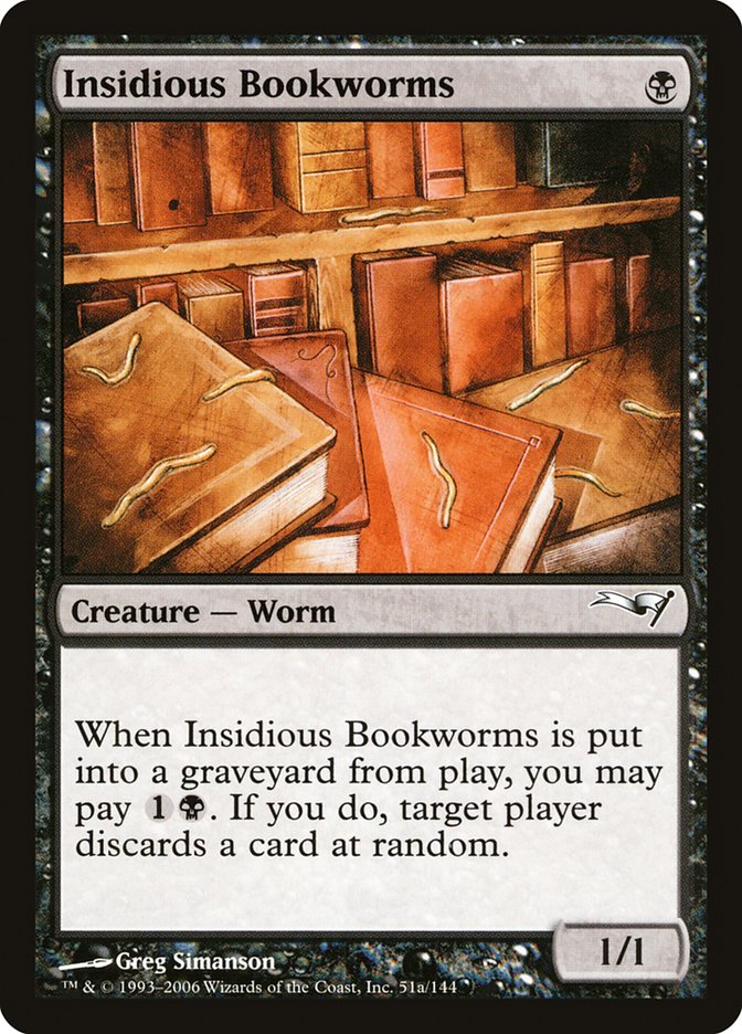 Insidious Bookworms [Coldsnap Theme Decks] | The CG Realm