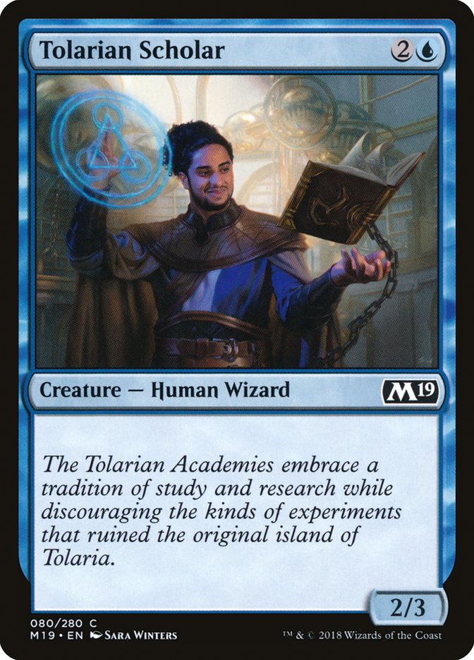 Tolarian Scholar [Core Set 2019] | The CG Realm