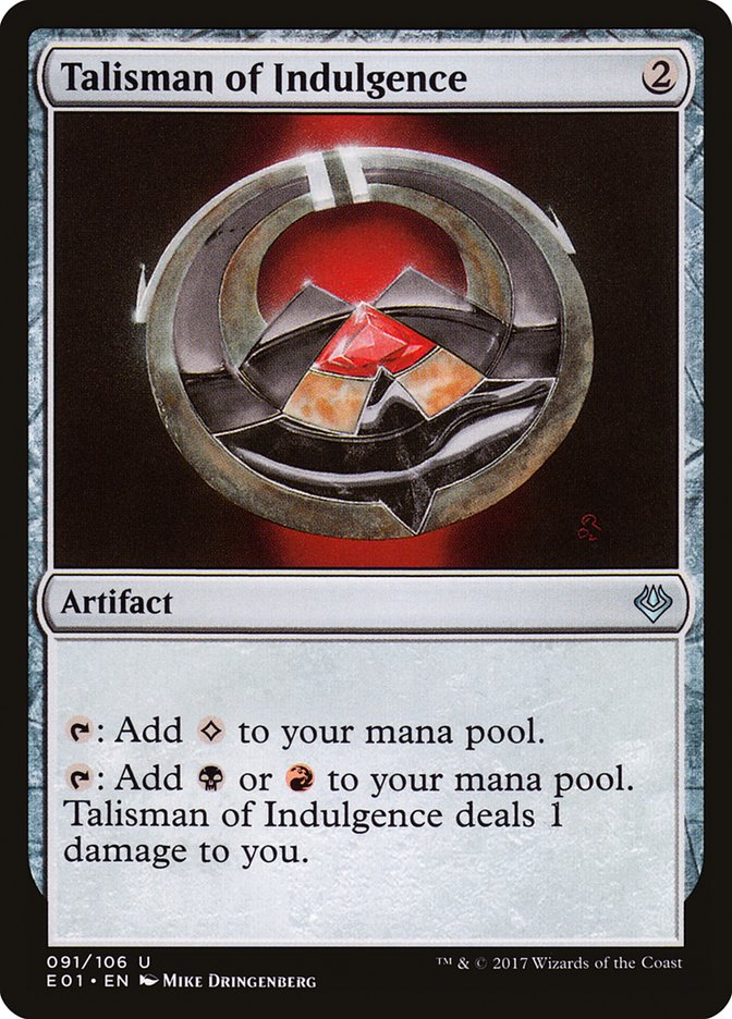 Talisman of Indulgence [Archenemy: Nicol Bolas] | The CG Realm