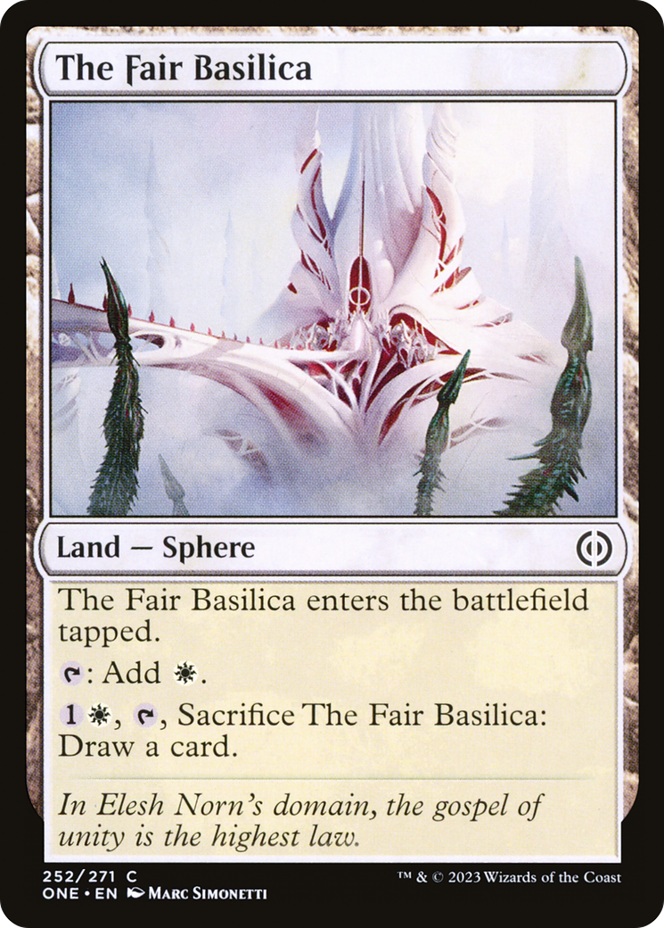 The Fair Basilica [Phyrexia: All Will Be One] | The CG Realm