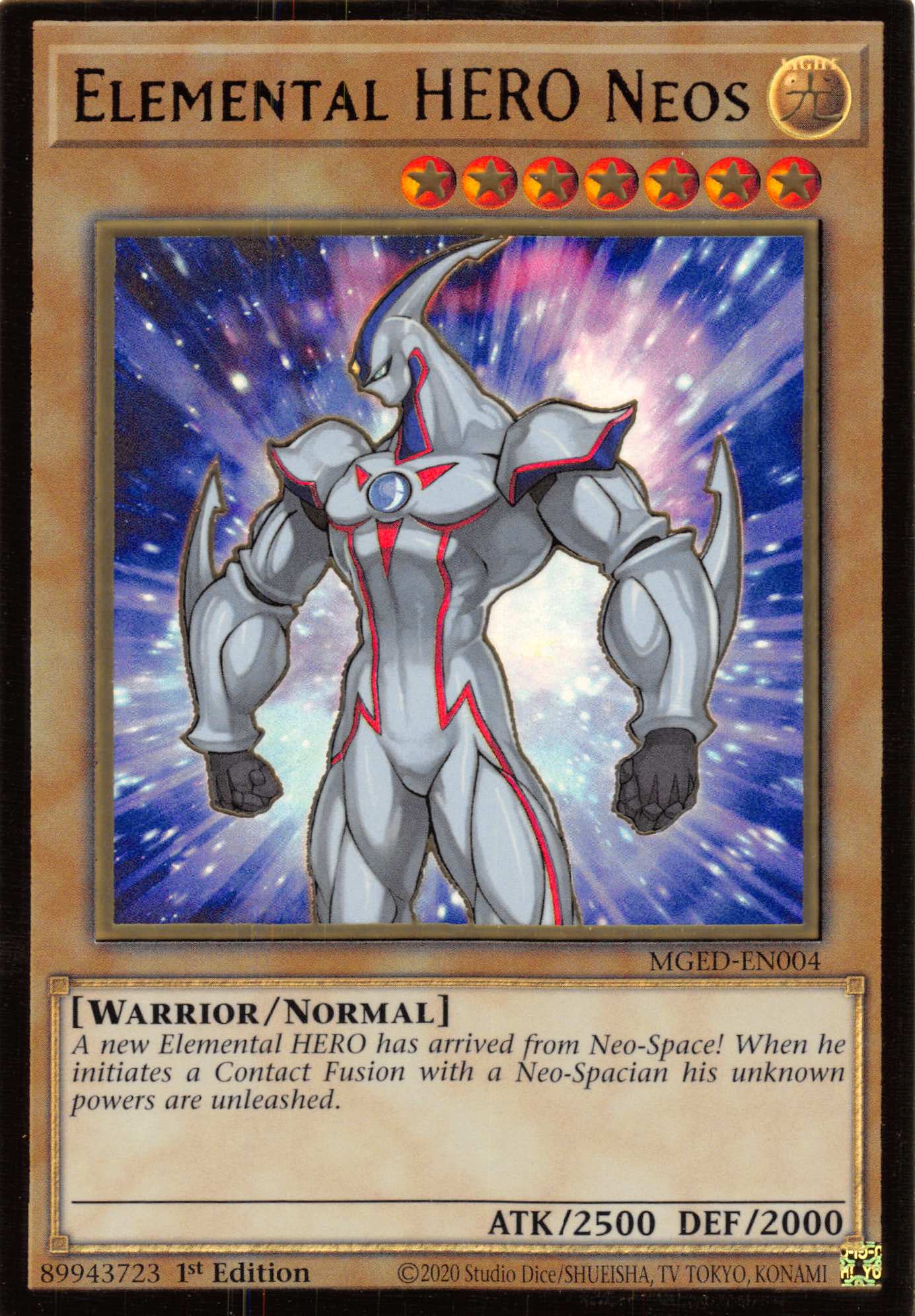 Elemental HERO Neos [MGED-EN004] Gold Rare | The CG Realm