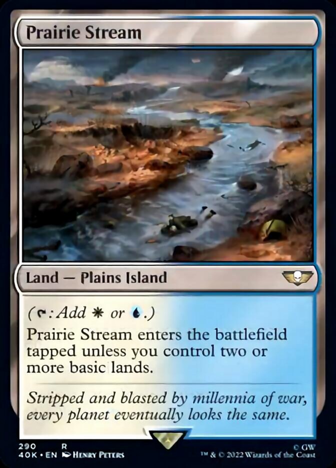 Prairie Stream (Surge Foil) [Warhammer 40,000] | The CG Realm