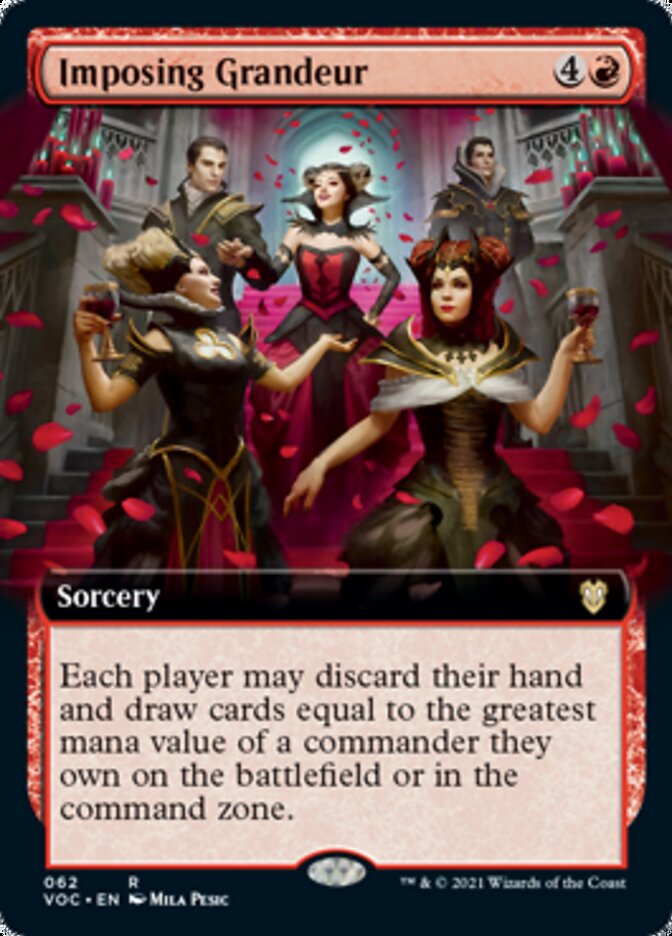 Imposing Grandeur (Extended Art) [Innistrad: Crimson Vow Commander] | The CG Realm