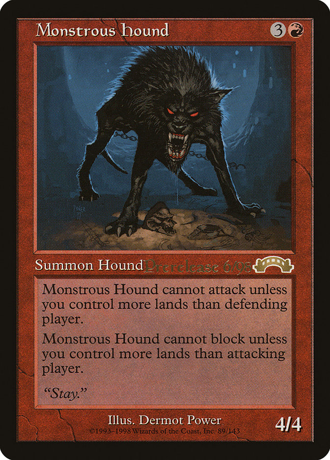 Monstrous Hound [Exodus Promos] | The CG Realm