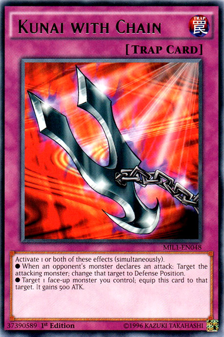 Kunai with Chain [MIL1-EN048] Rare | The CG Realm