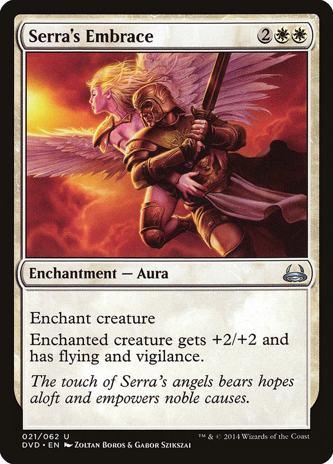 Serra's Embrace (Divine vs. Demonic) [Duel Decks Anthology] | The CG Realm