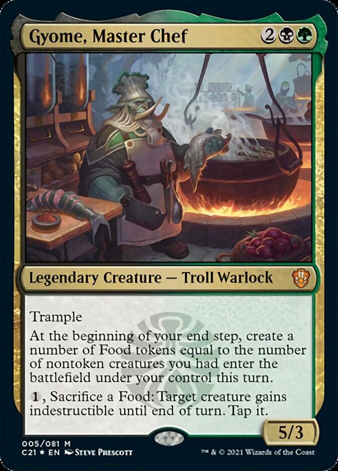 Gyome, Master Chef [Commander 2021] | The CG Realm