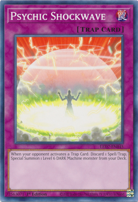 Psychic Shockwave [LED7-EN045] Common | The CG Realm