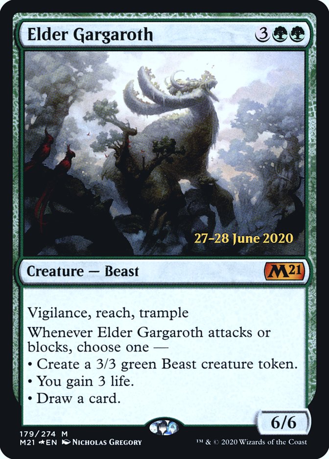 Elder Gargaroth [Core Set 2021 Prerelease Promos] | The CG Realm