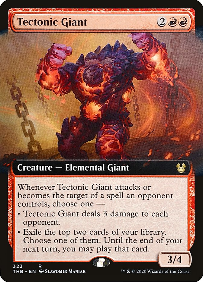 Tectonic Giant (Extended Art) [Theros Beyond Death] | The CG Realm