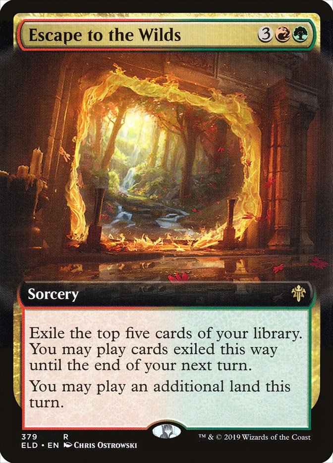 Escape to the Wilds (Extended Art) [Throne of Eldraine] | The CG Realm