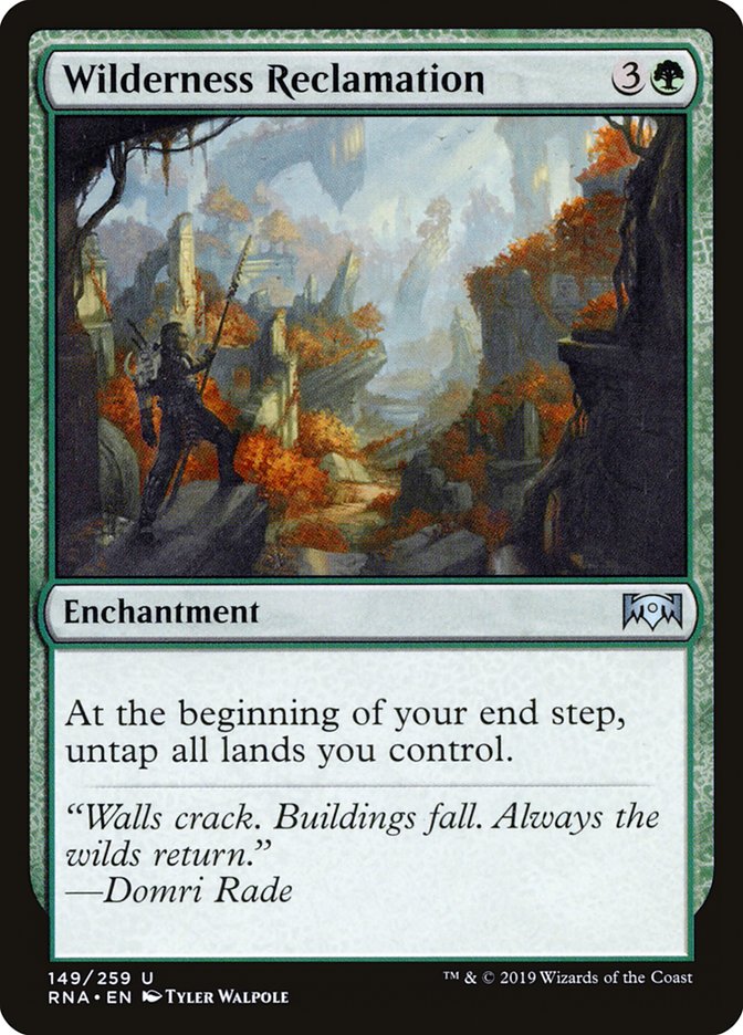 Wilderness Reclamation [Ravnica Allegiance] | The CG Realm