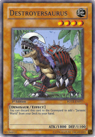 Destroyersaurus [FOTB-EN017] Rare | The CG Realm